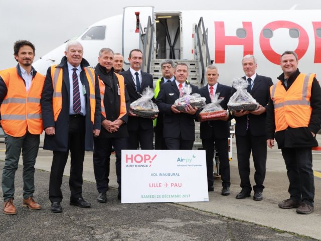 23 décembre : Ouverture de la nouvelle liaison Lille-Pau avec Hop! Air France 23 décembre : Ouverture de la nouvelle liaison Lille-Pau avec Hop! Air France